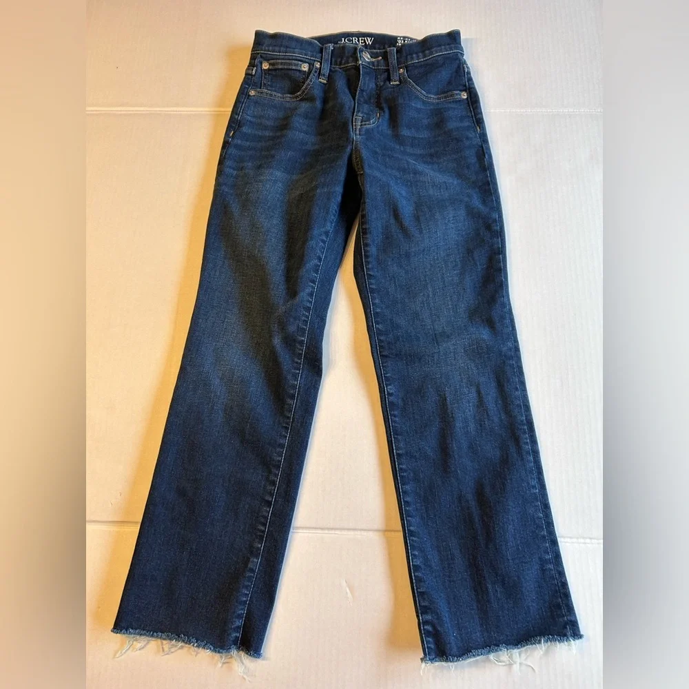 J. Crew Mid-rise kickout jean Penny Basil Wash Size 25 CC518